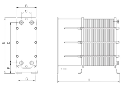 CHINES - HX -116-NJM-26 - PLATE HEAT EXCHANGER 