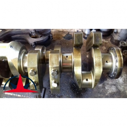 MAK 8M552AK 8M552C CRANKSHAFT, CYLINDER BLOCK & BED PLATE